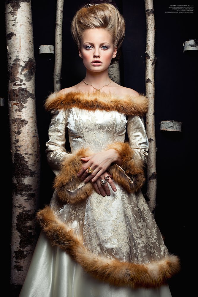 These Leonid Gurevich unique wedding dresses and gowns were shot by the 