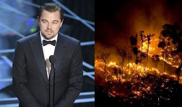 Leonardo DiCaprio y su clara preocupación por los incendios en la Amazonía