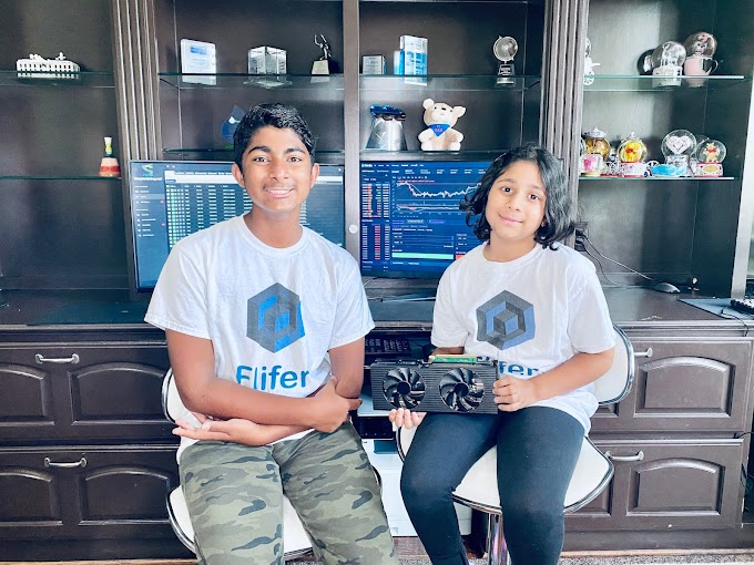 Two kids Aanya and Ishaan earn over $30,000 a month Mining Cryptocurrency With Renewable Energy