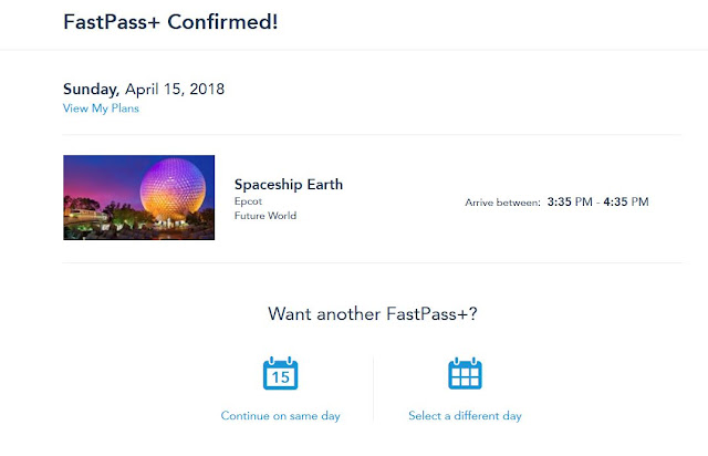 FastPass Website Walt Disney World Florida