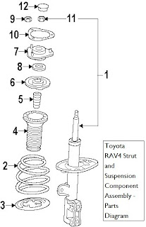 Part Diagrams - Toyota RAV4 2006 Suspension Diagrams