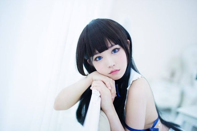 Cosplayer, Hestia, DanMachi, Anime, Jepang, Tomia, Seksi, Gambar