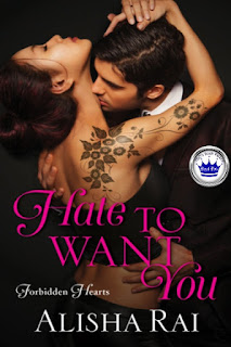 contemporary romance, Royal Pick, romance novel covers, Hate to Want You by Alisha Rai