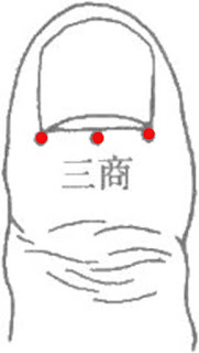 大指甲根穴位 | 大指甲根穴痛位置 - 穴道按摩經絡圖解 | Source:big5.wiki8.com