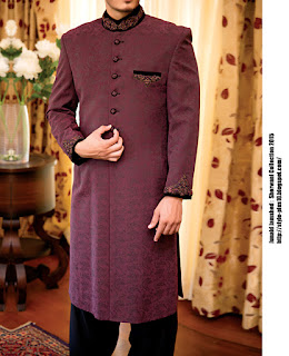 jjsw-539-maroon-sherwani-collection-2015-by-junaid-jamshed