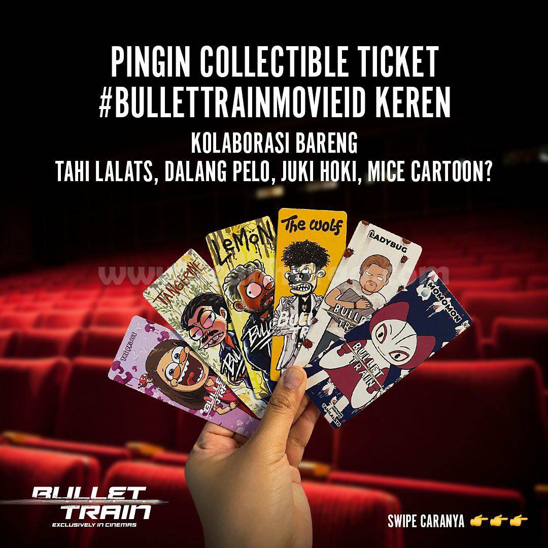 CINEPOLIS Tukar Gratis Tiket COLLECTIBLE BULLET TRAIN