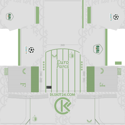 Feyenoord Rotterdam Kits 2023-2024 Castore - Dream League Soccer Kits 2024 (Third)