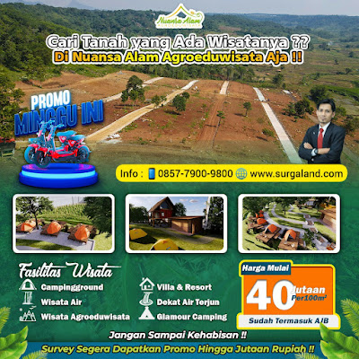 Jual Kavling Murah 40jutaan di Tanah Wisata Nuansa Alam Agroeduwisata Bogor (2)