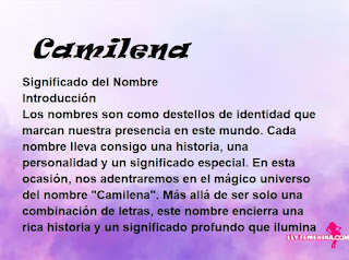 significado del nombre Camilena