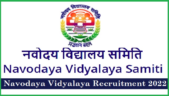 NVS Recruitment 2022: More than 1600 vacancies for Principal, TGT, PGT