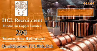 290 Posts - Hindustan Copper Limited - HCL Recruitment 2022 - Last Date 12 December at Govt Exam Update
