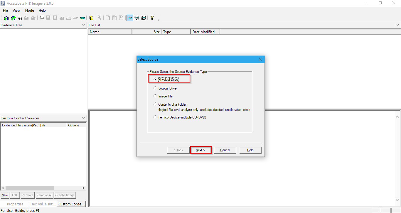 Cloning A Disk Without Tampering A Drive Using Ftk Imager Hacking Dream