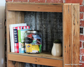 Build a bookshelf from old fencing