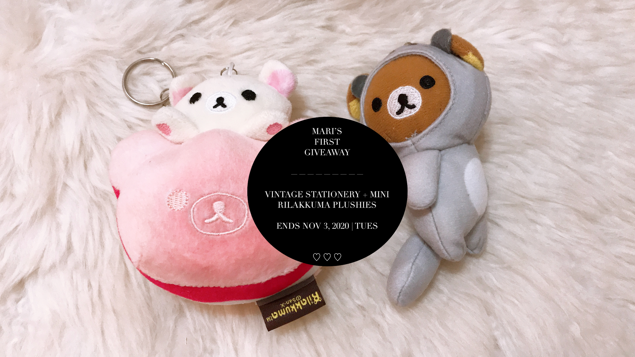 giveaway, san x, rilakkuma, kawaii, stationery, vintage stationery