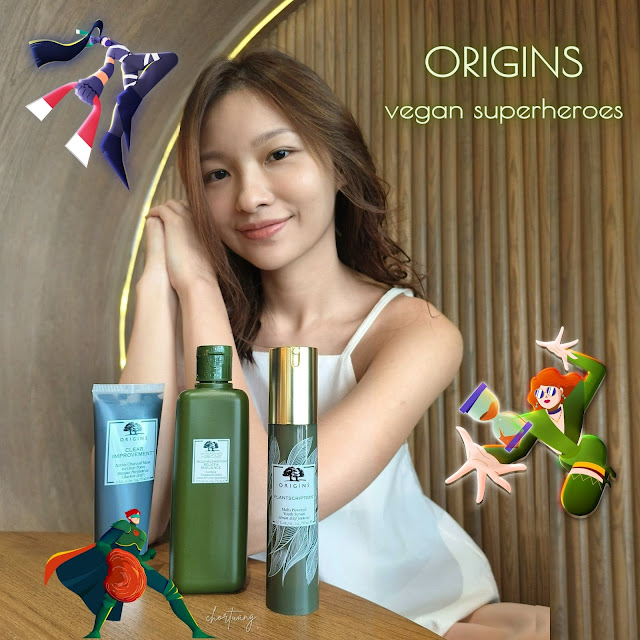 chortuang review ORIGINS products Vegan Superheroes campaign 2023 skincare veganlover รีวิว ออริจินส์ ผลิตภัณฑ์วีแกน อ่อนโยน ธรรมชาติ สกินแคร์