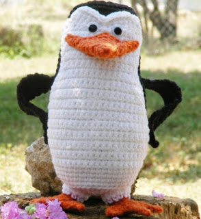 PATRON GRATIS PINGÜINO (PINGÜINOS DE MADAGASCAR) AMIGURUMI 1158