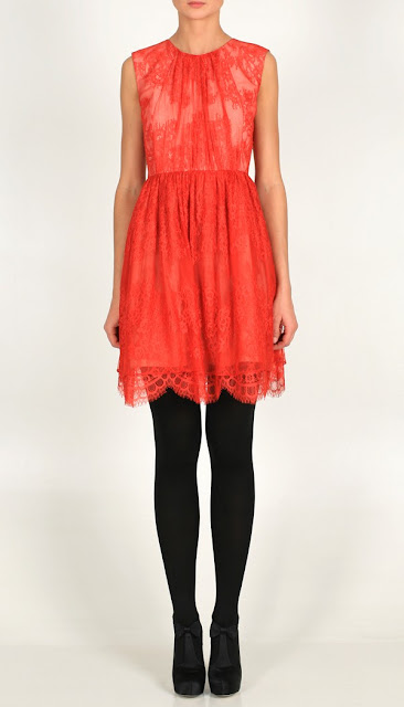 Tibi 39s exquisite Imperial Lace Boatneck Dress