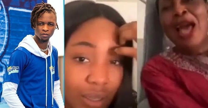 "They wanted to go and kill Laycon" – Erica quickly ends Instagram live video as her mom reveals sensitive information about Laycon (Video)