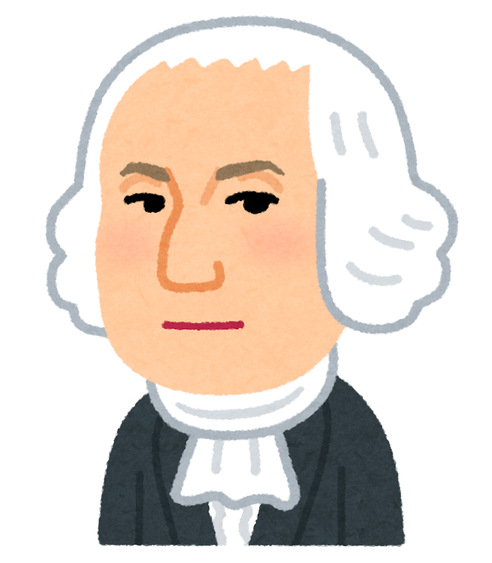 無料イラスト かわいいフリー素材集 ジョージ ワシントンの似顔絵イラスト