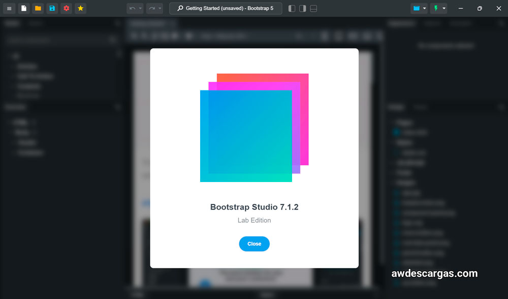 Acerca de Bootstrap Studio en español
