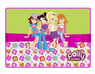 Para hacer invitaciones, tarjetas, marcos de fotos o etiquetas, para imprimir gratis de Polly Pocket.