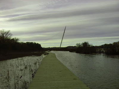 Caminando sobre el Ebro