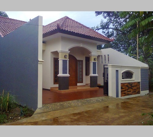 Good Bentuk Teras Rumah Leter L Di Kampung  Desain Rumah  