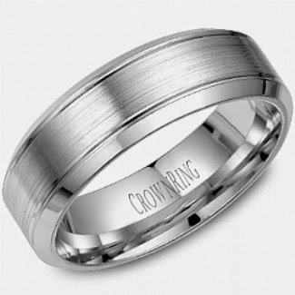 Cool Wedding Bands for Men- Crown Ring