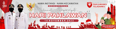 Banner Hari Pahlawan 2022 PSD