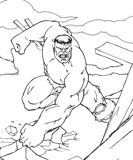 Hulk Coloring Pages