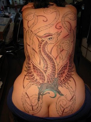 dragon and phoenix tattoo