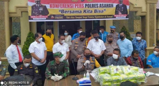 28 Kg Shabu Berhasil Diamankan Satres Narkoba Polres Asahan