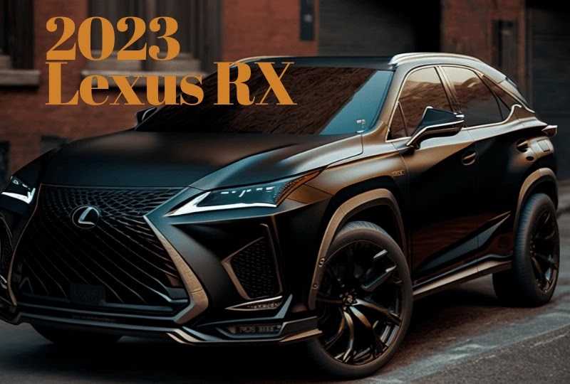 lexus rx 2023 black