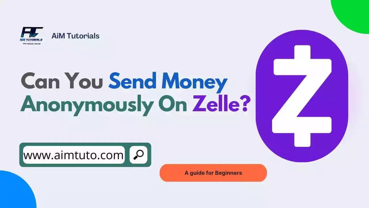 send money anonymously zelle