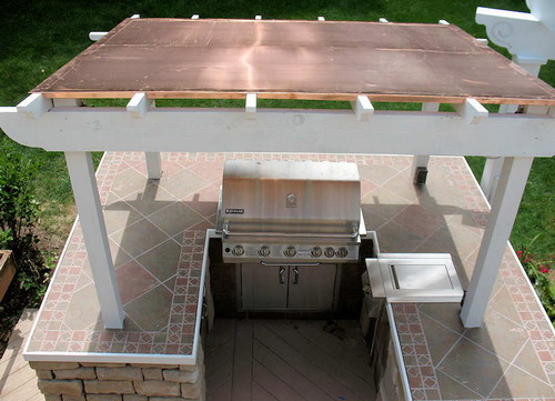 Various Types of Great Outdoor Kitchen Roof Ideas - Home Design Gallery