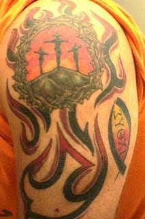 Holy cross tattoos
