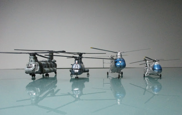 1/144 Piasecki Vertol Boeing HUP-2 H-21 CH-46 CH-47 diecast metal aircraft miniature 