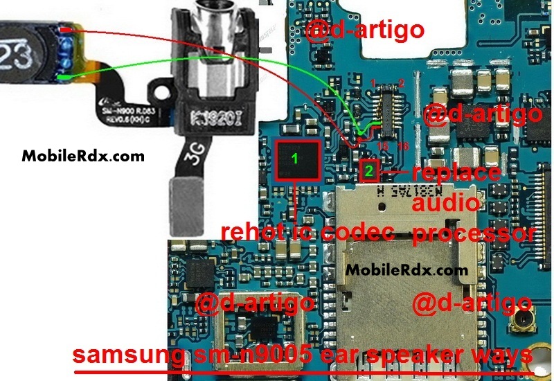 Samsung Galaxy Note 3 N9005 Ear Speaker Way   s Earpiece