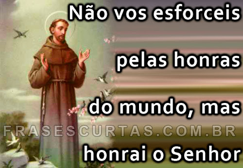 Oração e Frases de São Francisco de Assis