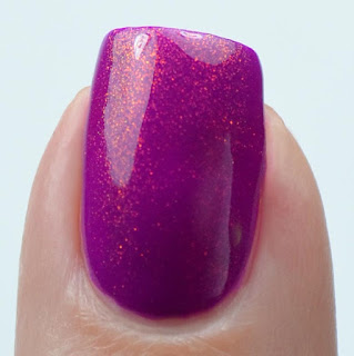 rainbow shimmer nail polish