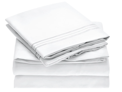 Mellanni Bed Sheet Set, Brushed Microfiber 1800 Bedding