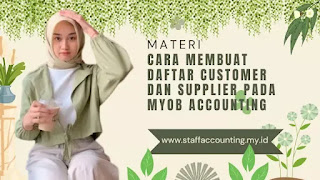 Cara Membuat Daftar Customer dan Supplier pada Myob Accounting