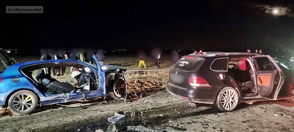 Accident mortal pe drumul Dumbrăveni - Bursuceni. Impact violent între două mașini în care se aflau patru persoane