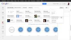 New Google Plus design Circles tab