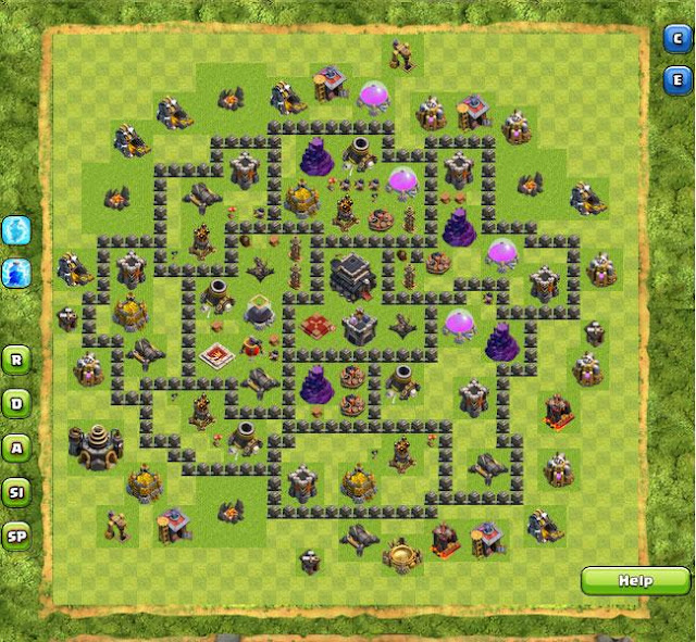 Base WAR Town Hall 6-10 Terbaik Di CLASH OF CLANS.