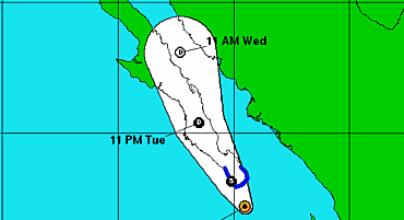 Pazifik aktuell: Tropischer Sturm GEORGETTE wird Baja California Sur komplett beeinflussen mit Live Webcams Cabo San Lucas und Los Cabos, 2010, aktuell, Baja California,Los Cabos, Cabo San Lucas, Georgette, Hurrikan Satellitenbilder, Hurrikansaison 2010, Live Stream Satellitenbild, Live Webcam, Video Stream, Mexiko, 