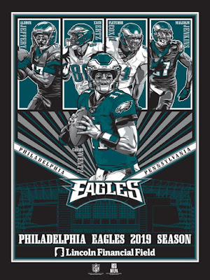 Philadelphia Eagles 2019 Season NFL Screen Print by M.Fitz x Phenom Gallery