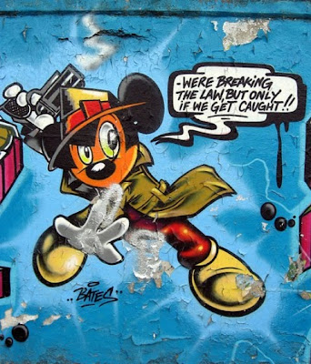 Graffiti Cartoon Characters Mickey