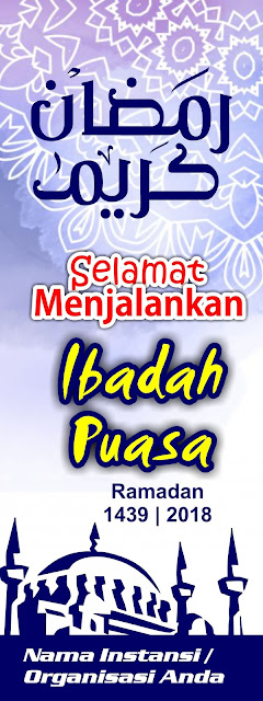 Contoh Banner, Baleho, Spanduk kata ucapan Puasa Ramadhan 