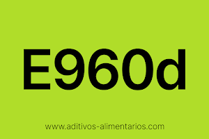 Aditivo Alimentario - E960d - Glicósidos de Esteviol Glicosilados